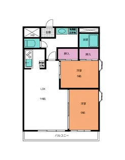 ストークヒルズ【1階】の間取り