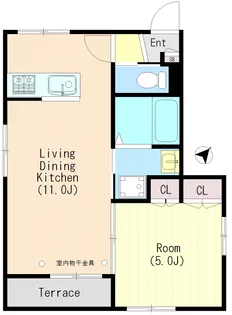 メゾン ド ケント【1階】の間取り