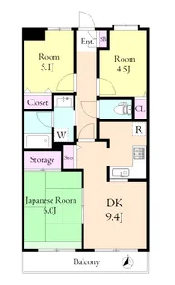 ベルズ・フローラ【2階】の間取り