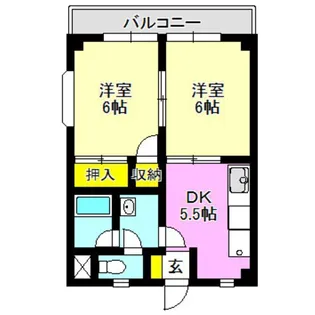 メゾンアリエス【3階】の間取り