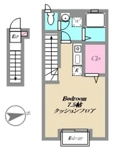 グルナード馬込の間取り