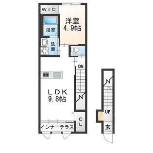 シャリマー【2階】の間取り
