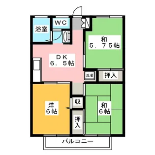 グレースコートII【2階】の間取り