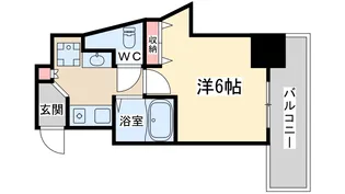 ラナップスクエア中之島公園【7階】の間取り