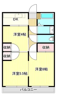 Blue PeakII【2階】の間取り