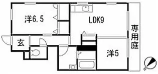 ジェンティーレ壱番館【1階】の間取り