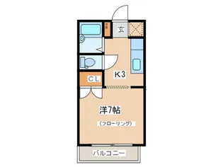 グレ-ス大神II【2階】の間取り