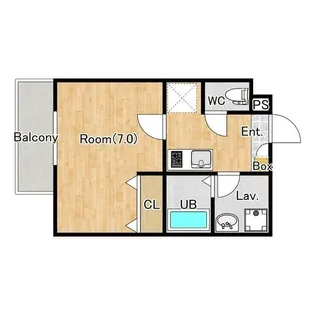 ジーメゾン我孫子ボヌール【3階】の間取り