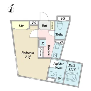 ゆばなうれ【2階】の間取り