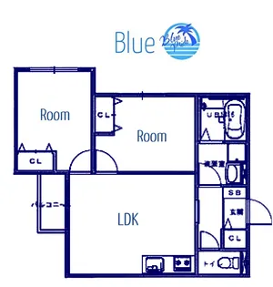 Sacrament Zushi【2階】の間取り