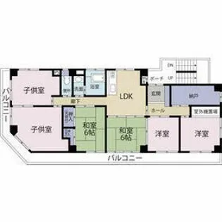 荻野マンション【4階】の間取り