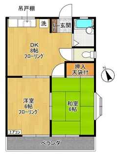 アザレア【2階】の間取り