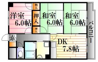 ロイヤルオークス【2階】の間取り