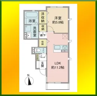 ハーブス カモミール【1階】の間取り