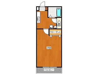 オーベルジュドヌクシナT【1階】の間取り