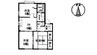 メゾンアルシュ B棟【1階】の間取り