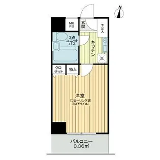 ライオンズシティ浦和常盤【4階】の間取り