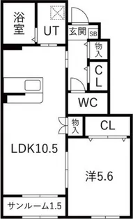 ジムカーナ【1階】の間取り