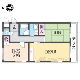 太陽ハイツ【1階】の間取り