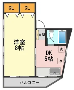 サンケイビル【5階】の間取り