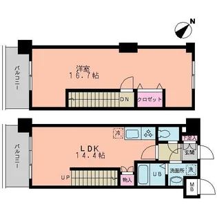 ルーチェ茗荷谷の間取り