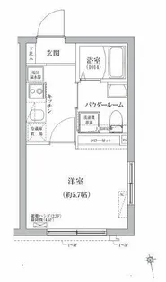 ベルシードステアー町屋【3階】の間取り