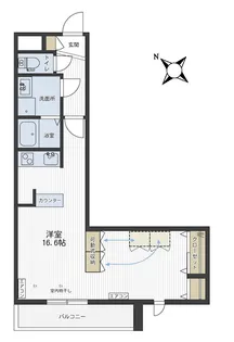 エステート北上尾【3階】の間取り