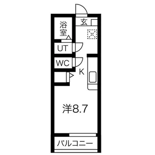 ノワール・エ・ブランII【2階】の間取り