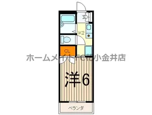 メゾンヴェルテ【2階】の間取り