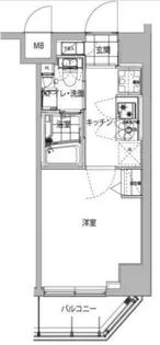 ハーモニーレジデンス品川WEST002【2階】の間取り