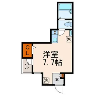 シティコート中目黒【2階】の間取り