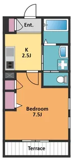 パーク アヴェニュー 城山【1階】の間取り