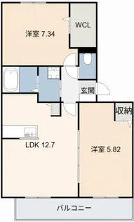 NC STYLE 知立 EAST【3階】の間取り