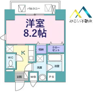 ヴェルトヘン横濱子安【4階】の間取り