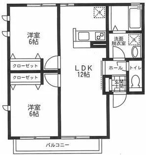 ルミエール湘南II【1階】の間取り