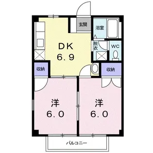 セジュール柏I【1階】の間取り