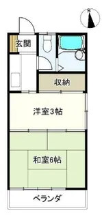 コーポ宮口【2階】の間取り