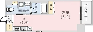 ライフデザイン三宮東【5階】の間取り