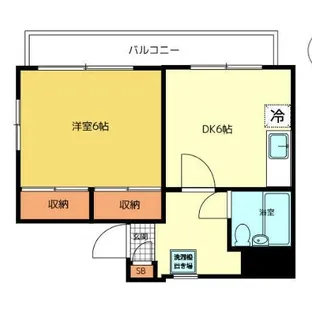 セイユーコーポ【5階】の間取り