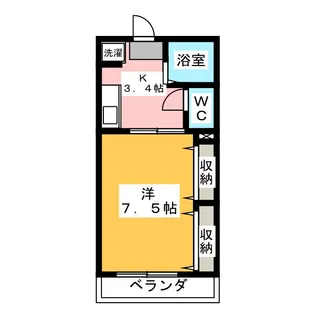 寺門レジデンス【1階】の間取り