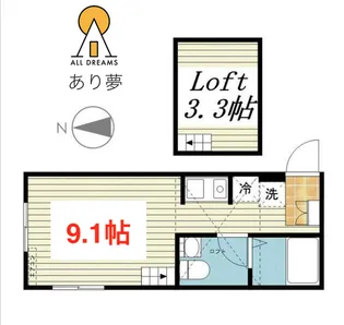 WITH PLACE 月見台【2階】の間取り