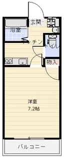 ベルシティ【1階】の間取り