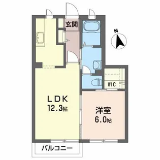 オーチャード【1階】の間取り