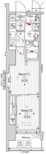 ガーラ横濱関内グランドステージ【10階】の間取り