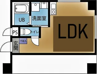 レガーロ石川町【1階】の間取り