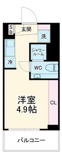 ステラコート横浜白楽【3階】の間取り