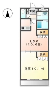 エバークレスト【2階】の間取り