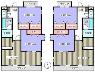 グランドソレイユ【4階】の間取り