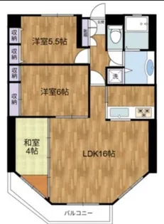 神代バタニカルガーデンズマンション【3階】の間取り