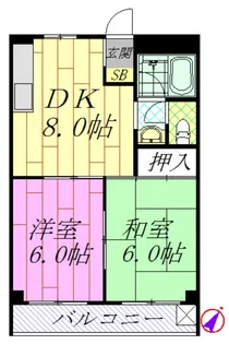 メゾンサヨネ【1階】の間取り